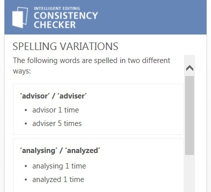Get More From Consistency Checker | PerfectIt™ | Proofreading Software ...
